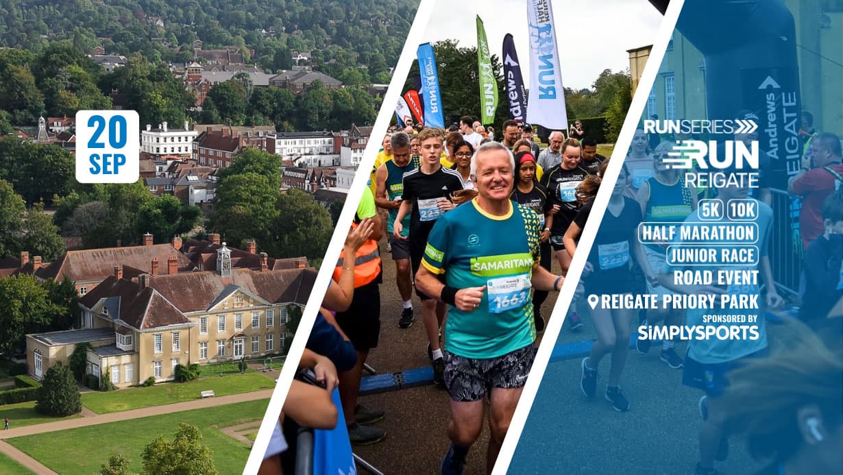 RUN REIGATE 5K 10K HALF MARATHON KIDS RACE SEPTEMBER 2026