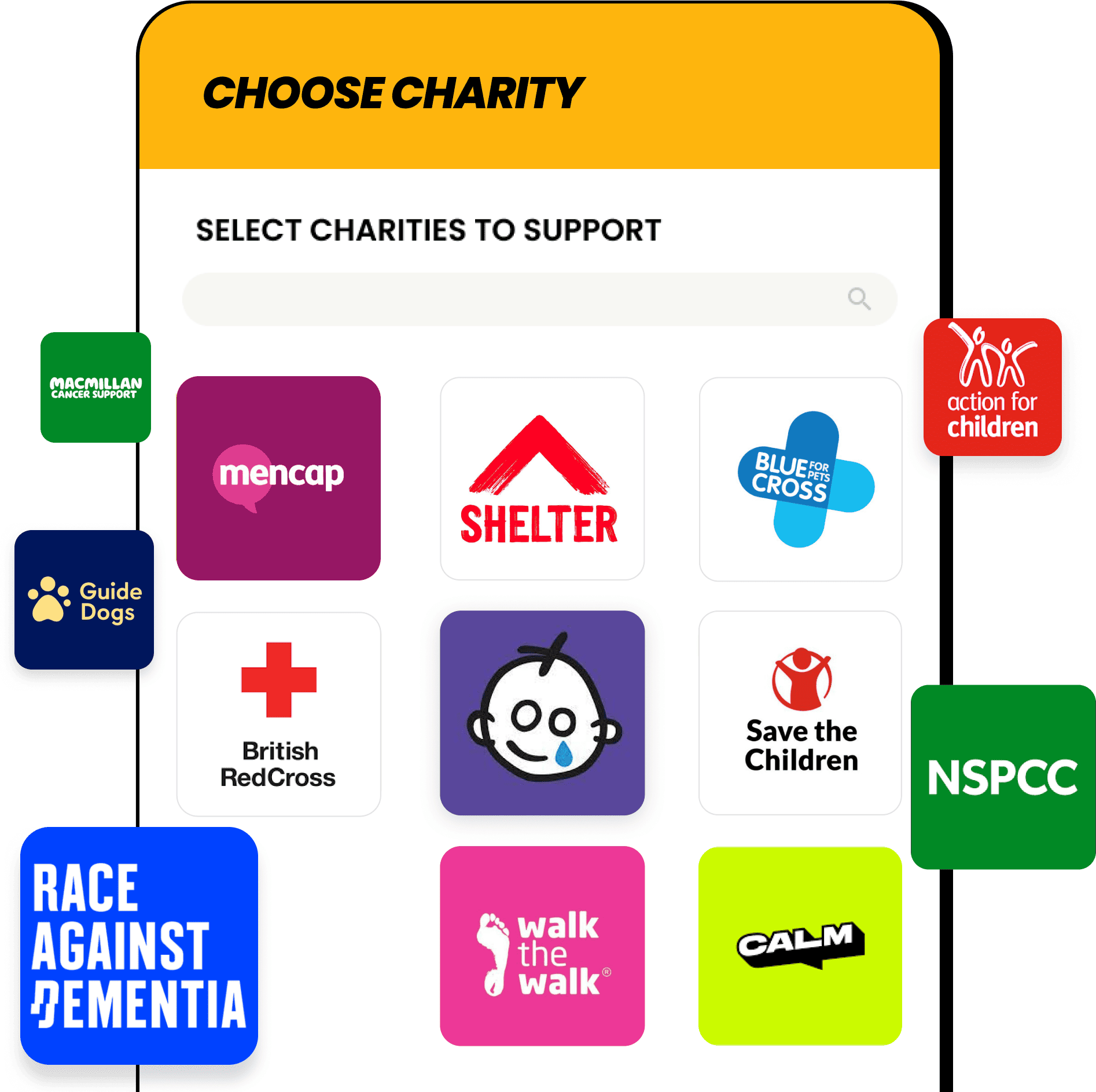 Split donate on givestar