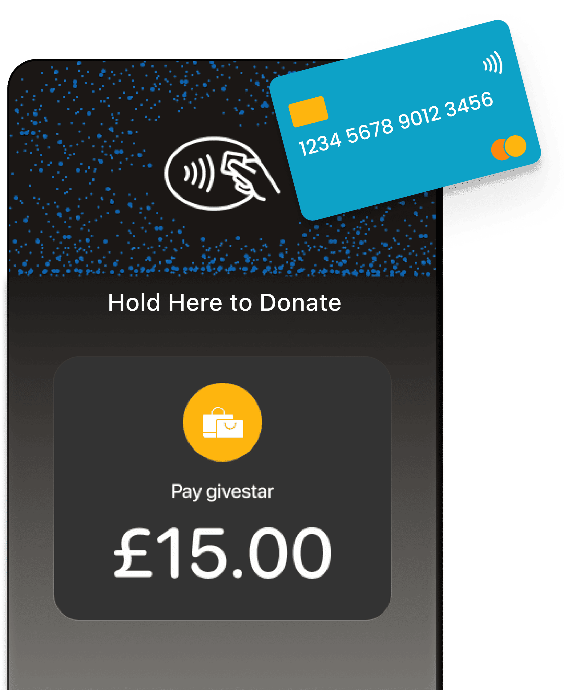 Tap to pay contactless donations