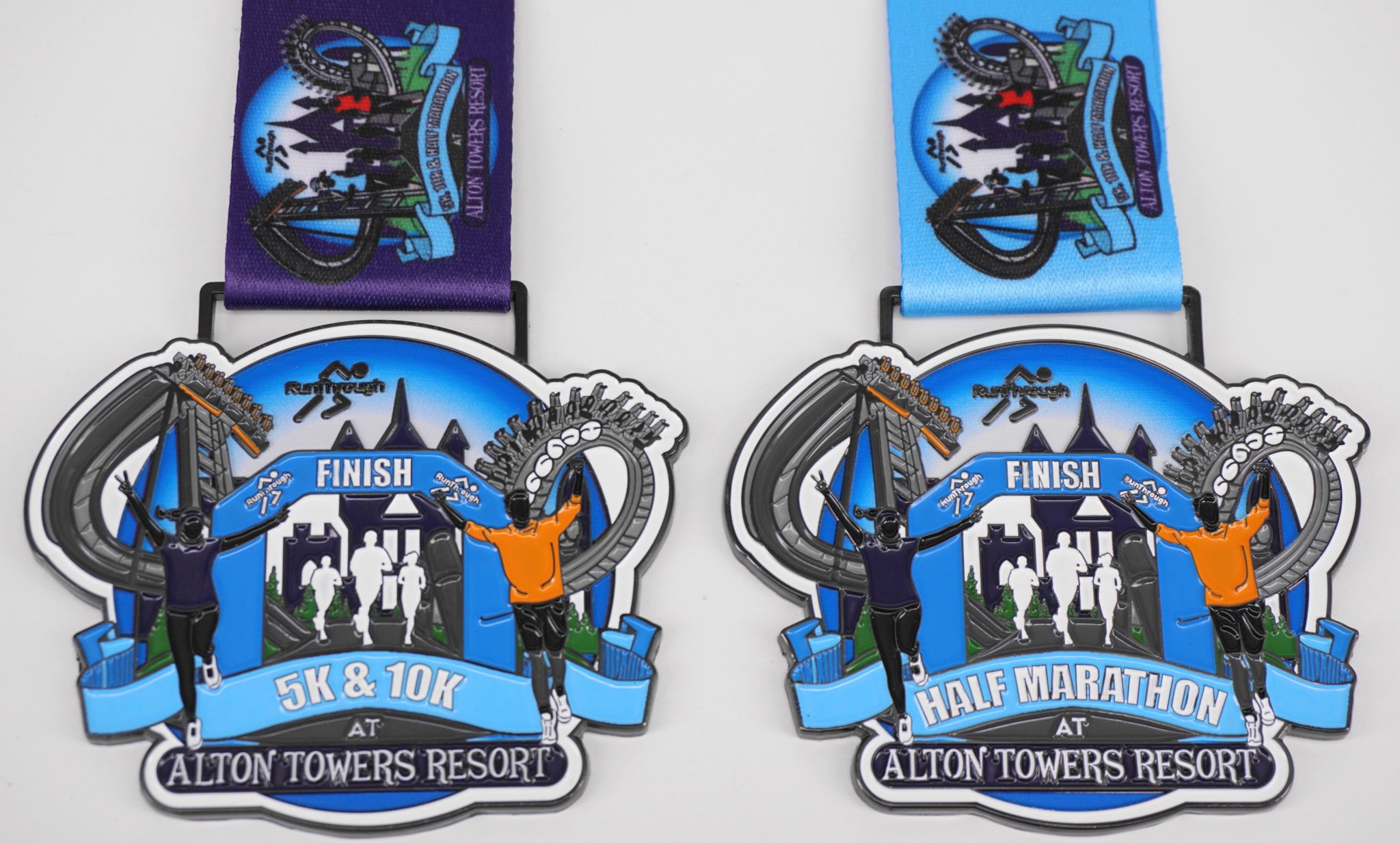Alton Towers 2 Medals Scaled