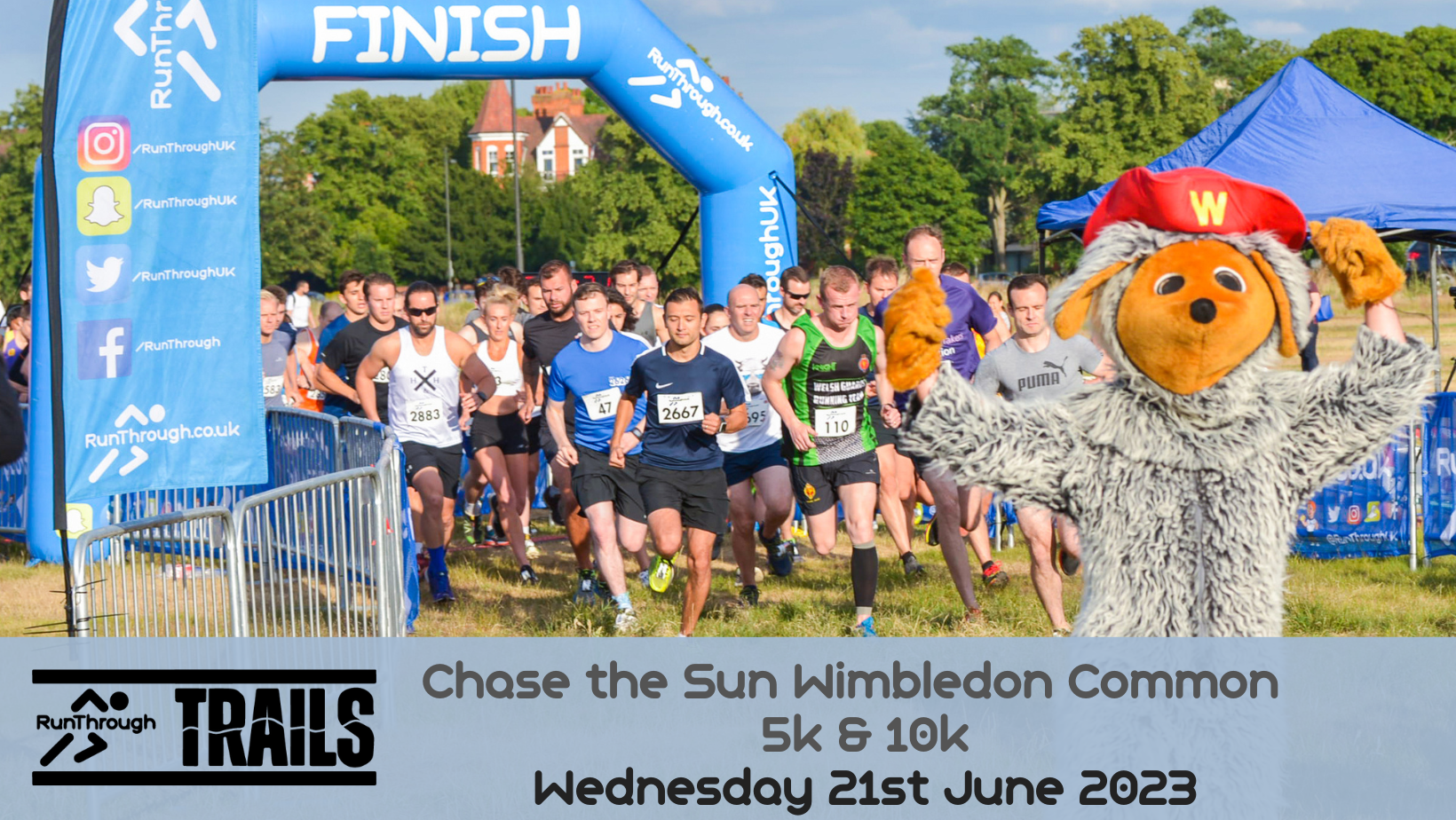 Image for RunThrough Chase The Sun Wimbledon Common 10k