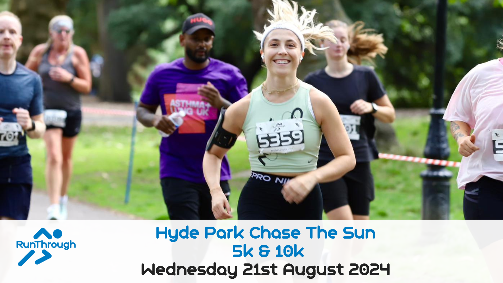 Image for RunThrough Chase The Sun Hyde Park 10k